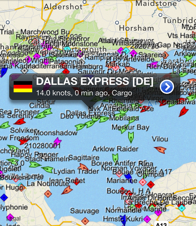 Dallas_Express_Ärmelkanal_voll