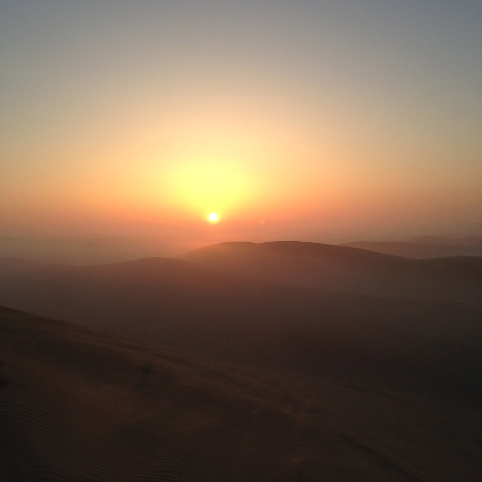 Sonnenaufgang in der Wüste