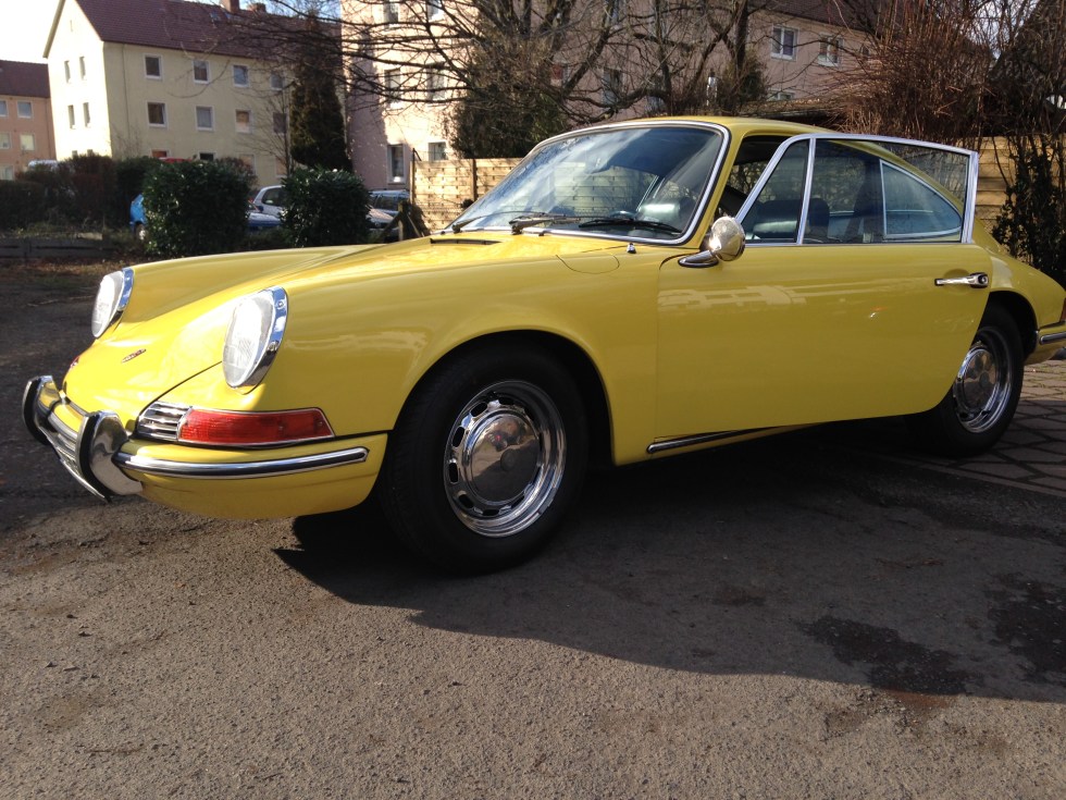 1969er Porsche 912 zitronengelb