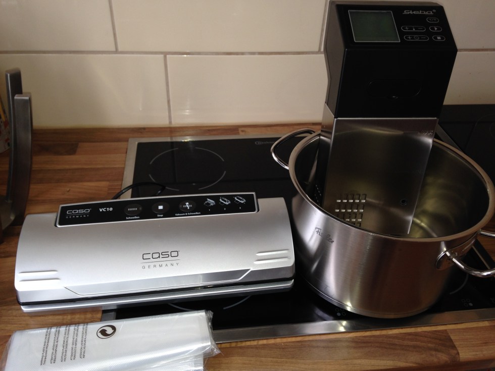 Mein Sous Vide Equipment für zu Hause
