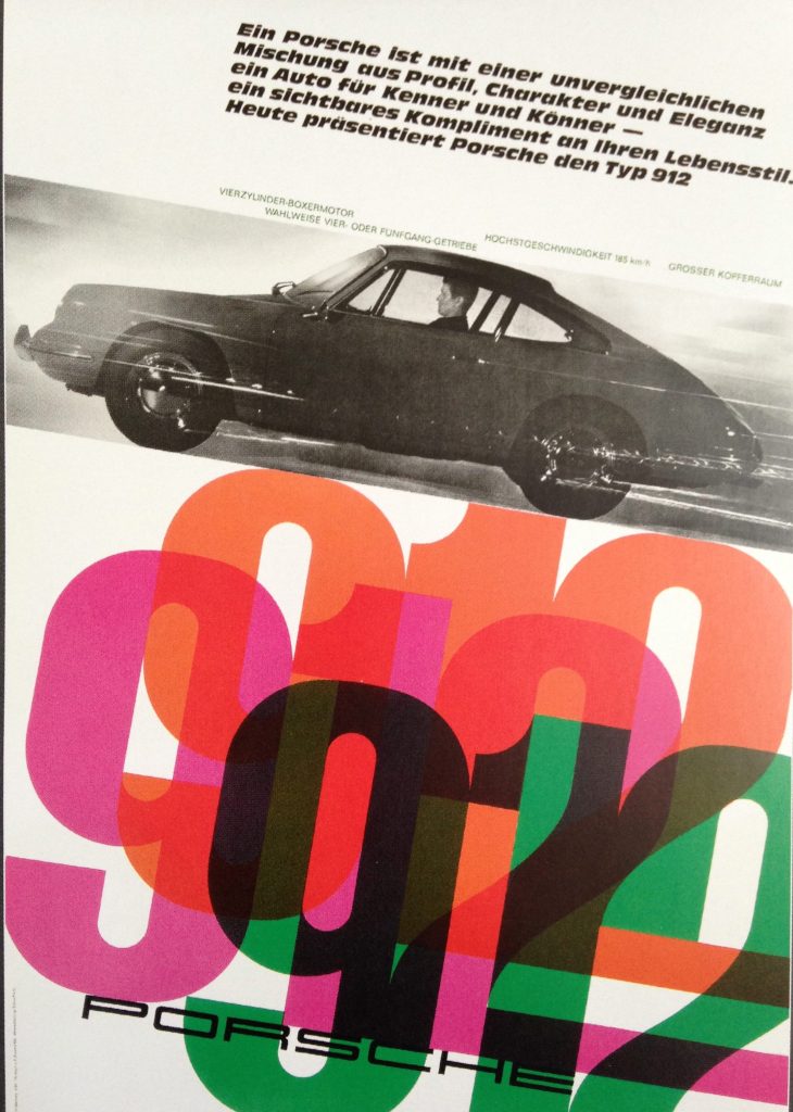 Porsche 912 Werbeanzeige, 1965