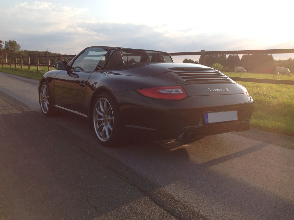 Mein Porsche Cabrio offen