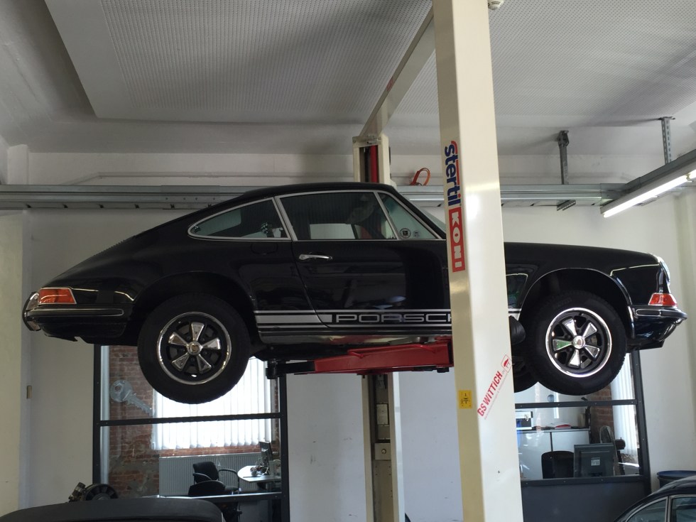 Da hängt sie, meine heißgeliebte Ölklappe 